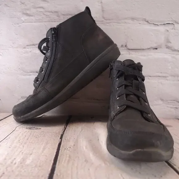 Vionic Women's Size 6 Water Resistant Bootie Comfort Zip Side Boot #242 - Picture 5 of 12